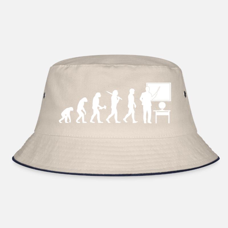 Teacher Teacher Evolution Educator Gift Bucket Hat