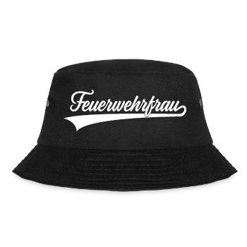 FEUERWEHRFRAU FEUERWEHR - Bucket Hat - Schwarz - Vorne - Lela (165cm)