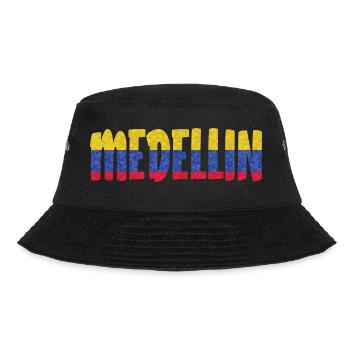 Medellin Colombia Flag Pablo - Bucket Hat - black - Front - Lela (165cm)