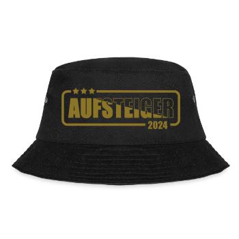 Aufsteiger 2024 Aufstiegstrikot 24 - Bucket Hat - Schwarz - Vorne - Lela (165cm)