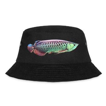 Gardien de poisson monstre Arowana asiatique - Bob - noir - Devant - Lela (165cm)