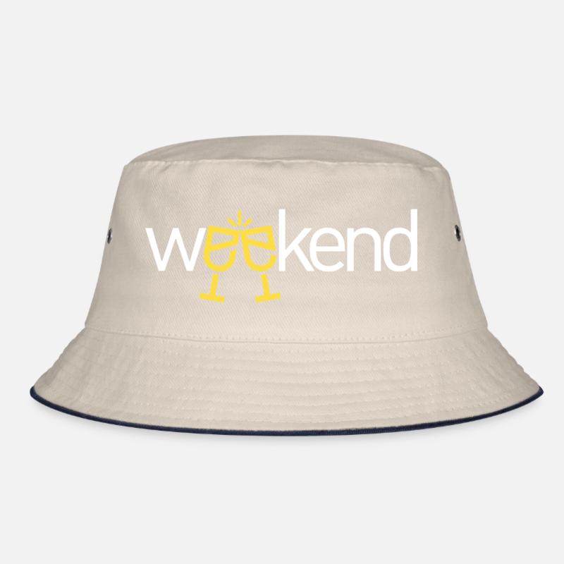 Weekend - endlich wochenende Bucket Hat