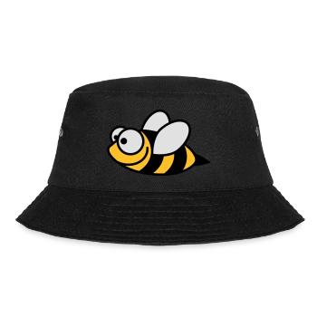 bienchen_3c - Bucket Hat - Schwarz - Vorne - Lela (165cm)