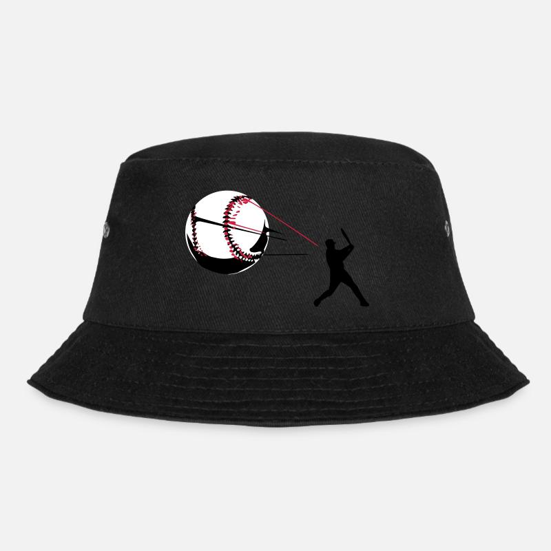 Baseball - Bucket Hat - black