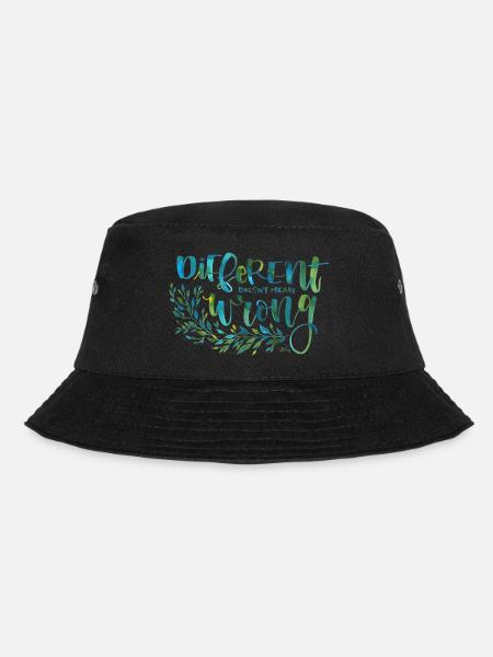 Verschiedene, nicht falsch - Bucket Hat - Schwarz