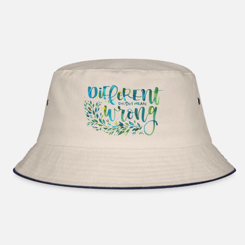 Verschiedene, nicht falsch Bucket Hat