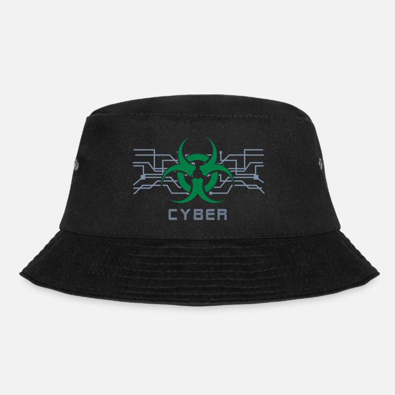 Cyber Punk - Cyber Goth Design (vektor) - Bucket Hat - Schwarz