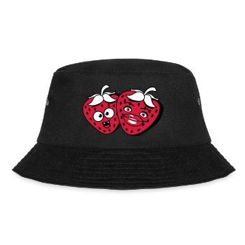 team paar paerchen liebe verliebt frau weiblich ma - Bucket Hat - Schwarz - Vorne - Lela (165cm)