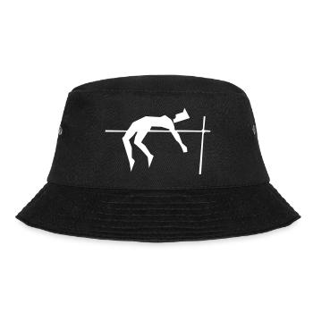 Hochsprung - Bucket Hat - Schwarz - Vorne - Lela (165cm)