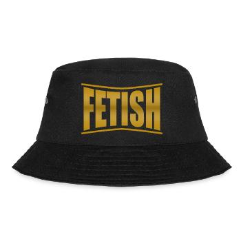 fetisch latex bdsm bondage herrin sklave dominiert - Bucket Hat - Schwarz - Vorne - Lela (165cm)