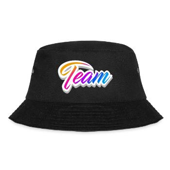 Team - Bucket Hat - Schwarz - Vorne - Lela (165cm)