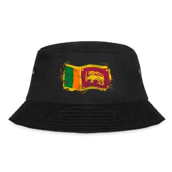 Sri Lanka Flag - Bucket Hat - Schwarz - Vorne - Lela (165cm)