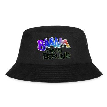 Bäääm Deine Mitmenschen aus Berlin- Das ist Berlin - Bucket Hat - Schwarz - Vorne - Lela (165cm)