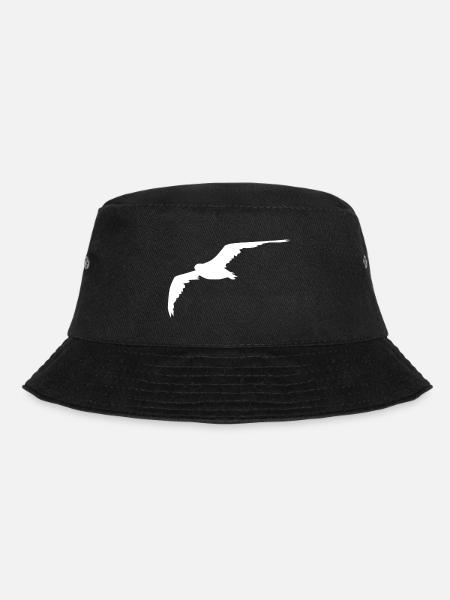 Möwe Gull - Bucket Hat - Schwarz