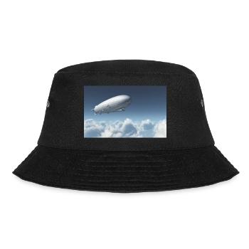 Zeppelin über den Wolken - Bucket Hat - Schwarz - Vorne - Lela (165cm)