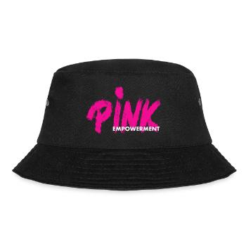 PINK Empowerment / pink ribbon - Bucket Hat - black - Front - Lela (165cm)