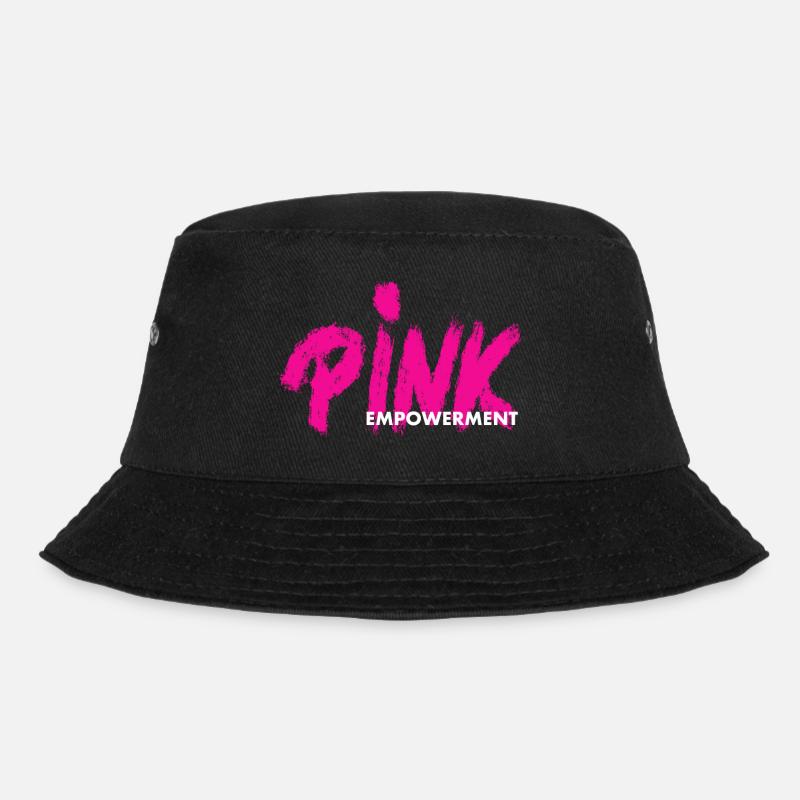 ROSE Empowerment / ruban rose - Bob - noir