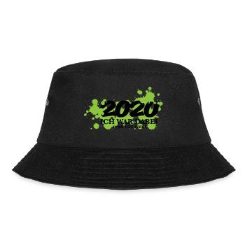 2020 Corona Covid19 Statement ich war dabei Spruch - Bucket Hat - Schwarz - Vorne - Lela (165cm)