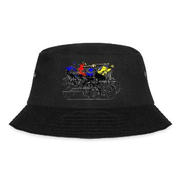 Cyclists - Bucket Hat - black - Front - Lela (165cm)