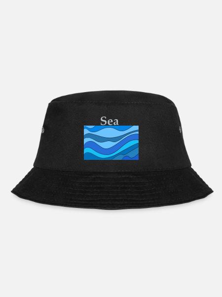 Meer - Bucket Hat - Schwarz