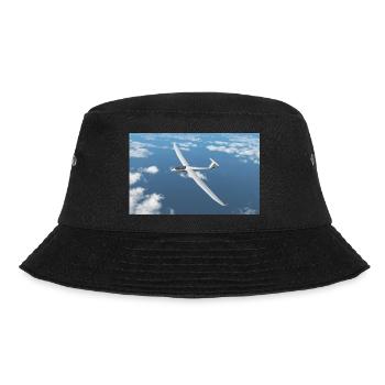 Glider above the clouds - Bucket Hat - black - Front - Lela (165cm)