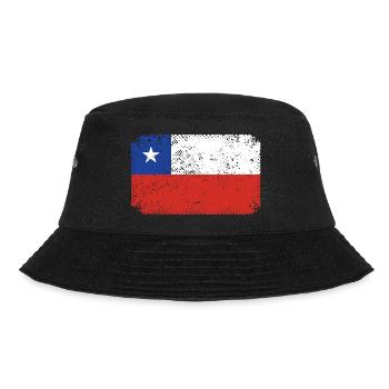 Chili Drapeau Amérique du Sud Drapeau chilien Vintage - Bob - noir - Devant - Lela (165cm)
