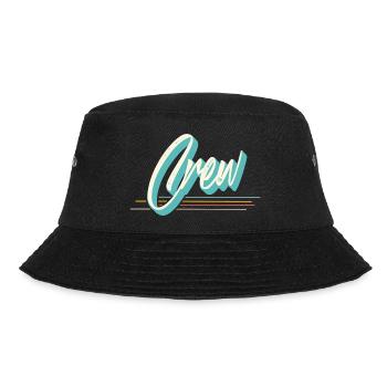 Crew Team Squad - Bucket Hat - Schwarz - Vorne