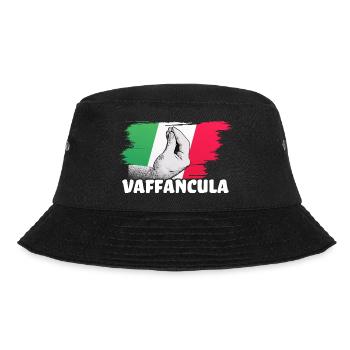 Vaffanculo Italienisch Italiener Italien Lustig - Bucket Hat - Schwarz - Vorne - Lela (165cm)