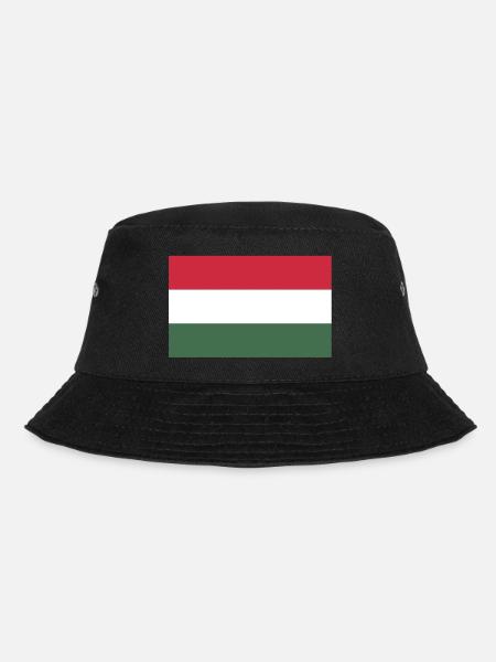 Hungary Flag - Bucket Hat - black