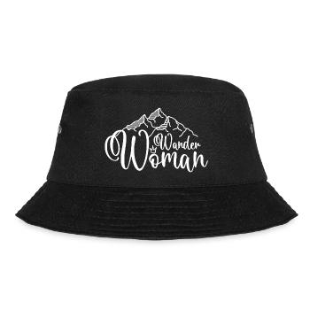 Wander Woman Wanderwoman - Bucket Hat - Schwarz - Vorne - Lela (165cm)