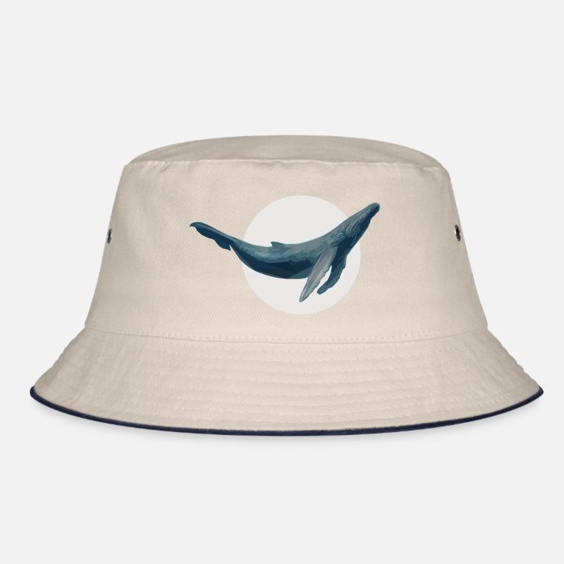 blue whale Bucket Hat