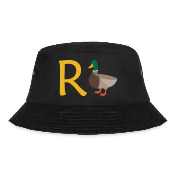 Rente Ente Ruhestand Pension Frührente Geschenk - Bucket Hat - Schwarz - Vorne - Lela (165cm)