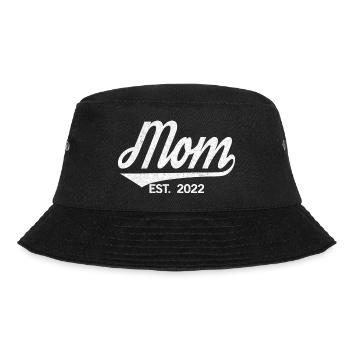 2022, Soon To Be Mom, Schwangerschaft enthüllung - Bucket Hat - Schwarz - Vorne - Lela (165cm)