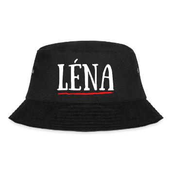 Léna Prénom Cadeau Baptême Naissance - Bob - noir - Devant - Lela (165cm)