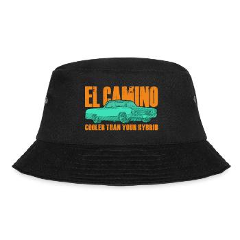 el camino cooler als hybrid - Bucket Hat - Schwarz - Vorne - Lela (165cm)