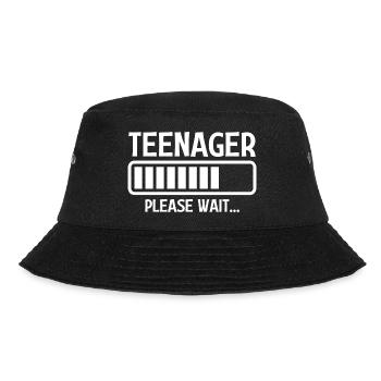 Teenager Please Wait - Bucket Hat - black - Front - Lela (165cm)