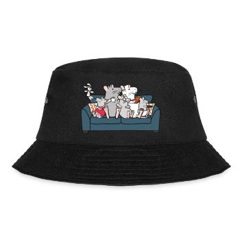 Family time - Bucket Hat - black - Front - Lela (165cm)