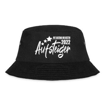 Aufsteiger 2022 Aufstiegstrikot 22 Liga Meister - Bucket Hat - Schwarz - Vorne - Lela (165cm)