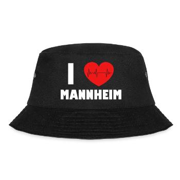Mannheim Monnem - Bucket Hat - Schwarz - Vorne - Lela (165cm)