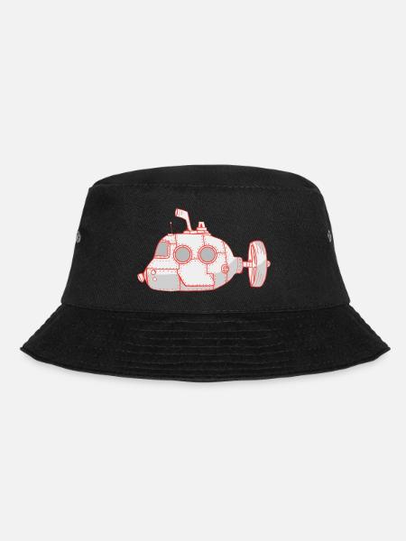 U-Boot in rot! - Bucket Hat - Schwarz