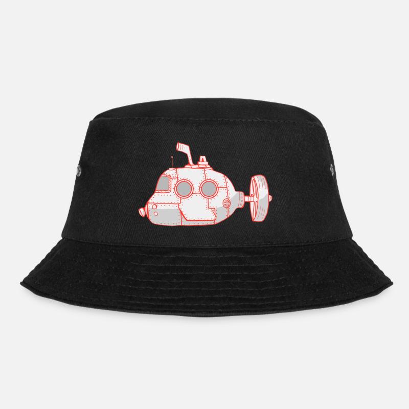 U-Boot in rot! - Bucket Hat - Schwarz