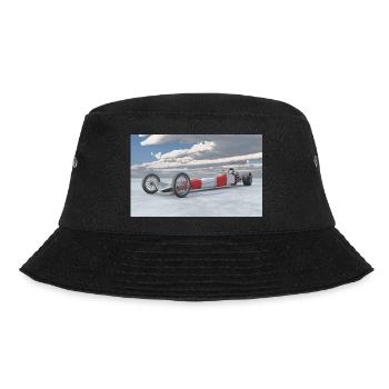 Dragster Fahrzeug - Bucket Hat - Schwarz - Vorne - Lela (165cm)