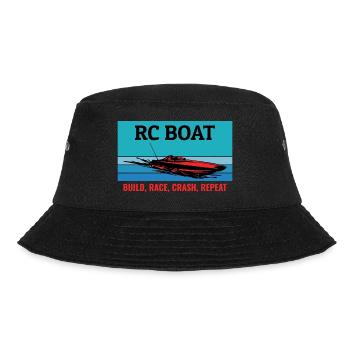 Rc Boat Racing Electric Powerboat Speedboat Race - Bucket Hat - black - Front - Lela (165cm)