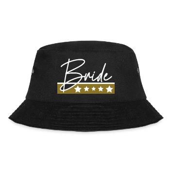 The Bride - Bucket Hat - Schwarz - Vorne - Lela (165cm)
