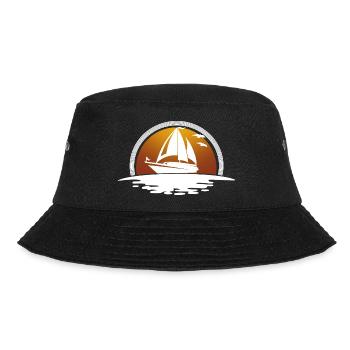 Sailboat Sailing Ship Sailing Sailor - Bucket Hat - black - Front - Lela (165cm)