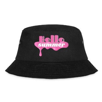 Hello summer melt - Bucket Hat - black - Front - Lela (165cm)