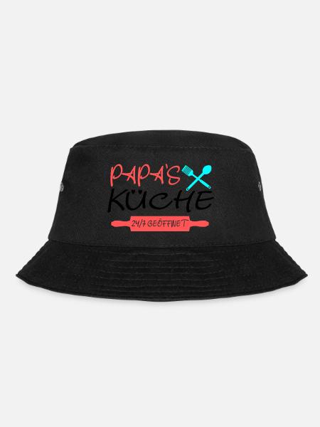 Papas Küche 24h - Bucket Hat - Schwarz