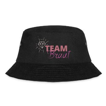 Team Braut - Bucket Hat - Schwarz - Vorne - Lela (165cm)