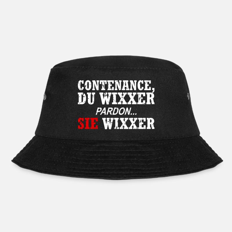 Contenance, Du Wixxer - Bucket Hat - Schwarz