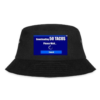 Herunterladen von 50 Tacos (Jahre) - Bucket Hat - Schwarz - Vorne - Lela (165cm)